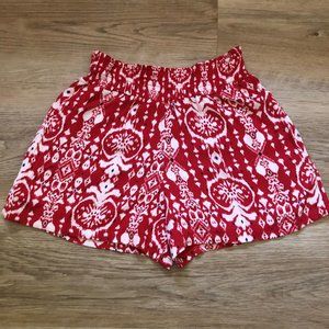 Knox Rose Red Bohemian shorts (XS)
